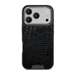 Reaper's Touch - Snakeskin iPhone 17 Pro Case, Elite Dark (MagSafe) / Silver