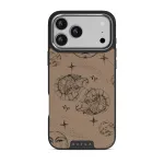 Capricorn - iPhone 17 Pro Max Case, Elite Dark (MagSafe) / Silver / Beige