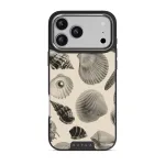 Shell Mosaic - iPhone 17 Pro Max Case, Elite Dark (MagSafe) / Silver