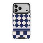 Check & Mate - iPhone 17 Pro Max Case, Elite Dark (MagSafe) / Silver