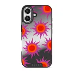 Sunset Glow - iPhone 17 Case, Elite Mirror Dark (MagSafe) / Silver
