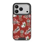 Merry Kitty - iPhone 17 Pro Case, Elite Dark (MagSafe) / Silver