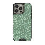 Lush Meadows - Floral iPhone 16 Pro Case, Elite Dark (MagSafe) / Silver