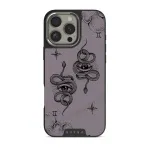 Gemini - iPhone 16 Pro Max Case, Elite Dark (MagSafe) / Silver / Purple