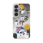 Kalimera - Samsung Galaxy S25 Case, Elite Mirror Light (Magnetic) / Silver