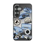 Finish Line - Samsung Galaxy S25 Plus Case, Elite Mirror Dark (Magnetic) / Silver