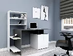 &Otilde;ppelaud, Hanah Home, valge Antratsiit, 146,3 x 73,8 x 60, cm