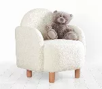 Laste tugitool Hanah Home Moylo, valge, 47 x 51 x 47