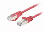 Patchcord cat.6 FTP 1M 10-pack fluke passed red