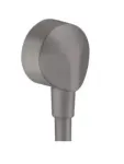 Hansgrohe Fixfit seina&uuml;hendus E ilma tagasivooluklapita, must poleeritud kroom 27454340