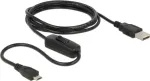 "Delock laadimiskaabel USB 2.0 Type-A pistikuga > USB 2.0 Micro-B pistik ja l&uuml;liti Raspberry Pi jaoks, 1,5 m"