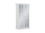 Peegliga kapp Gala Meble Lucca S2DL, valge Opal / Craft tamm