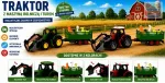 06697 Traktor koos haagise ja loomadega