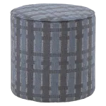 SARLI POUF HIGH CHENILLE HALL/SININE [fsc]