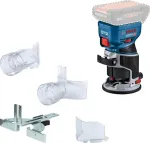 Bosch Powertools Cordless Edge Router GKF 18V-8 Professional solo, 18V