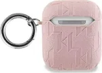 Monogram Karl Head Case Apple AirPods 1/ 2 Pink