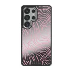 Hawaiian Breeze - Samsung Galaxy S25 Ultra Case, Elite Mirror Dark (Magnetic) / Silver