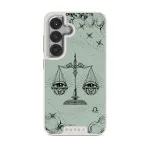 Libra - Samsung Galaxy S25 Case, Elite Light (Magnetic) / Silver / Turquoise