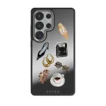 Boss Babe - Samsung Galaxy S25 Ultra Case, Elite Mirror Dark (Magnetic) / Silver