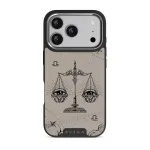 Libra - iPhone 17 Pro Case, Elite Dark (MagSafe) / Silver / Nude