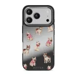 Monsieur - iPhone 17 Pro Case, Elite Mirror Dark (MagSafe) / Silver
