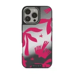 Siesta - iPhone 16 Pro Max Case, Elite Mirror Dark (MagSafe) / Silver