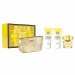 &bdquo;Versace Yellow Diamond&ldquo; naistele, parf&uuml;&uuml;mvesi pihustiga, 90 ml, 4-osaline komplekt