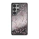 Sakura - Samsung Galaxy S25 Ultra Case, Elite Mirror Dark (Magnetic) / Silver