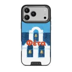 Feta - iPhone 17 Pro Max Case, Elite Dark (MagSafe) / Silver