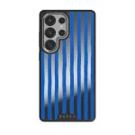 Kafenio - Samsung Galaxy S25 Ultra Case, Elite Mirror Dark (Magnetic) / Silver
