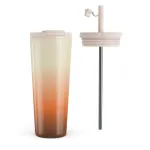 Slow Burn - Travel Mug, 700 ml / Flap & Straw Set