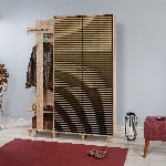 Esiku nagihoidja, Hanah Home, Sonoma tamm, 135 x 192 x 36, cm