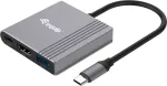 "Equip Dock USB-C->HDMI.USB-A.100WPD 25cm gr"