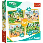 Puzzle &bdquo;4 &uuml;hes&ldquo; &ndash; &bdquo;Treflikud puhkusel&ldquo; (TREFL)