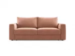 Velvet Sofa With Bed Function, "Grena", 3 Seats, 205x100x90 Made in Europe