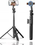 &bdquo;Ulanzi&ldquo; iseseisev fotokepp, kolmetugiline statiiv, iseseisev fotokepp, kolmetugiline statiiv, Bluetooth-kaugjuhtimispult, monopod, k&otilde;rgus 160 cm, magnetiline, integreeritud telefonipidike / / Sk-05