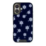 Frosty Pines - iPhone 16 Case, Elite Dark (MagSafe) / Gold