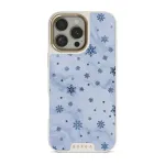 Ice Queen - Snowflakes iPhone 16 Pro Case, Elite Light (MagSafe) / Gold