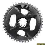 Esiratas SRAM ROAD 43T 94BCD 2X12 FORCE WIDE POLAR GREY koos katteplaadiga