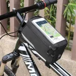 6BK Waterproof Bicycle Front Frame with Phone holder 6.5'''' 1L