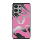 Ride The Wave - Samsung Galaxy S25 Ultra Case, Elite Mirror Dark (Magnetic) / Silver