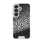 Almond Latte - Cute Samsung Galaxy S25 Plus Case, Elite Mirror Light (Magnetic) / Silver