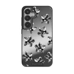 Unbreakable - Samsung Galaxy S25 Case, Elite Mirror Dark (Magnetic) / Silver