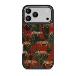 Morning Commute - Designer iPhone 17 Pro Max Case, Elite Dark (MagSafe) / Silver