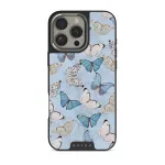 Give Me Butterflies - iPhone 16 Pro Case, Elite Dark (MagSafe) / Silver