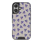 Love Me Right - iPhone 16 Plus Case, Elite Dark (MagSafe) / Silver
