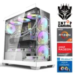 INTOP AQUA Ryzen 7 9800X3D 16GB DDR5 1TB SSD M.2 NVME+2TB RX9060XT 16GB WIN11
