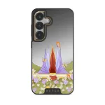 Sunrise - Samsung Galaxy S25 Case, Elite Mirror Dark (Magnetic) / Gold