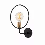 Seinalamp, Opviq, must, 19 x 50 x 19,