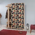 Esiku nagihoidja, Hanah Home, Sonoma tamm, 135 x 192 x 36, cm